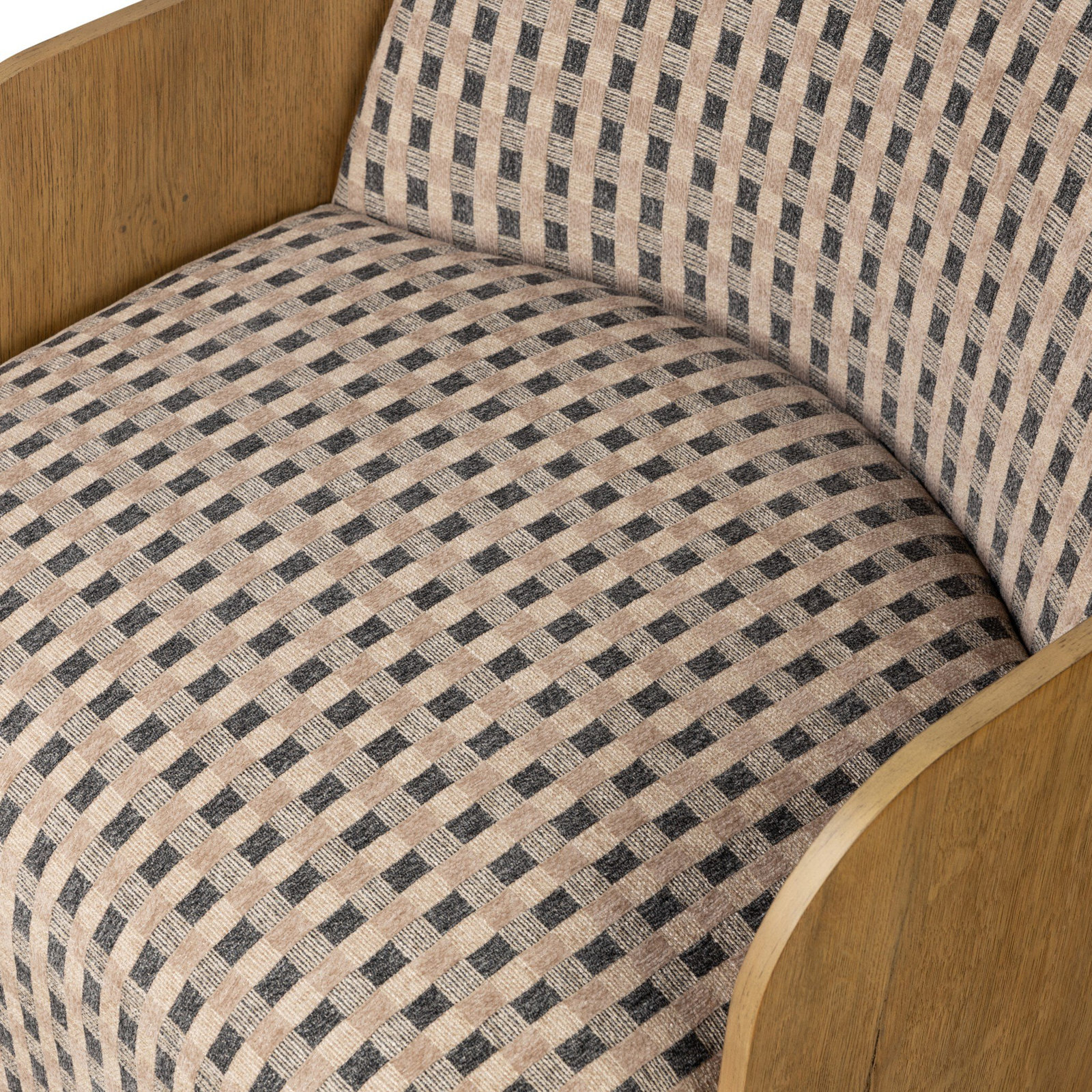 Marmee Upholstered Swivel Armchair, Firefinch Fawn