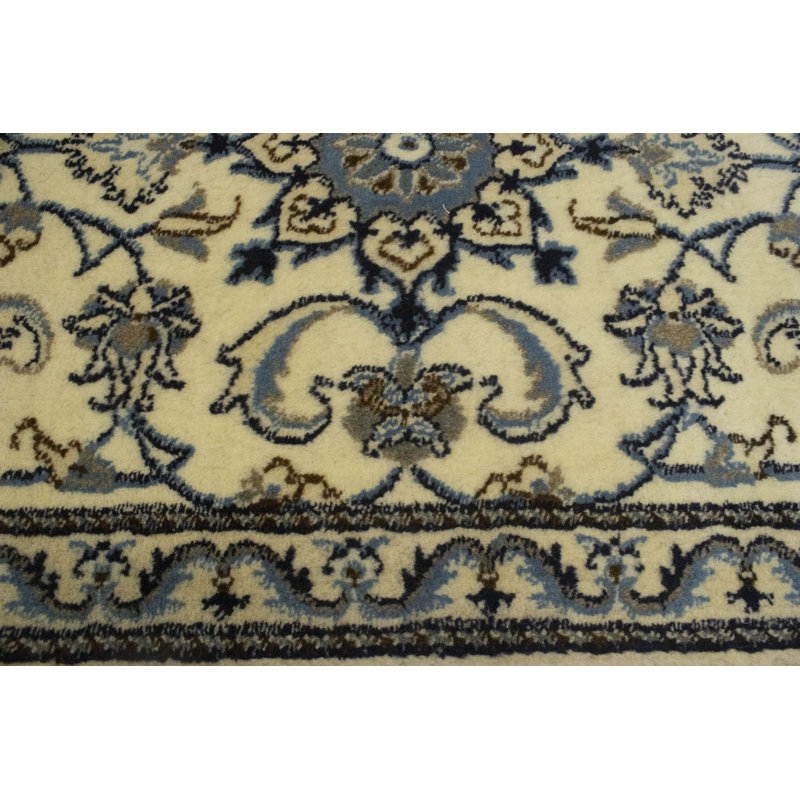 Tapis noir / brun en laine noué à la main de conception unique 2 pi 2 po x 4 pi 6 po années 2000 Shalon