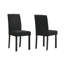Chaises rembourrées en tissu moelleux de table de salle à manger moderne 5PCS-1284108027-1284108028