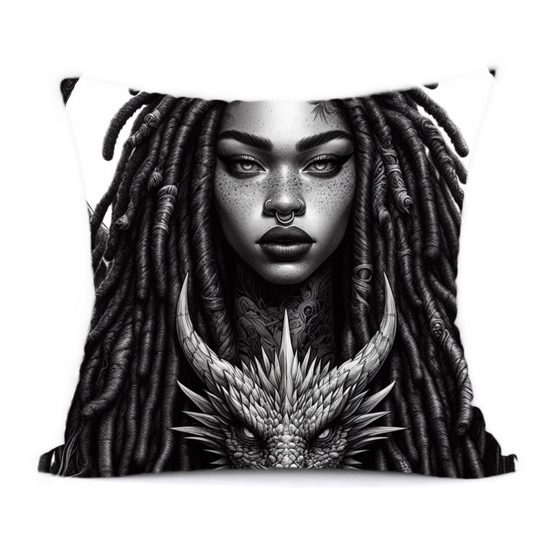  Coussin abstrait réversible Abstract