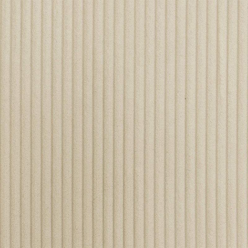 Canapé modulaire avec repose-pieds Jude, Beige, H 34 po x l 73 po x P 35,4 po, 2
