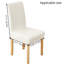 Housse pour chaise de salle à manger