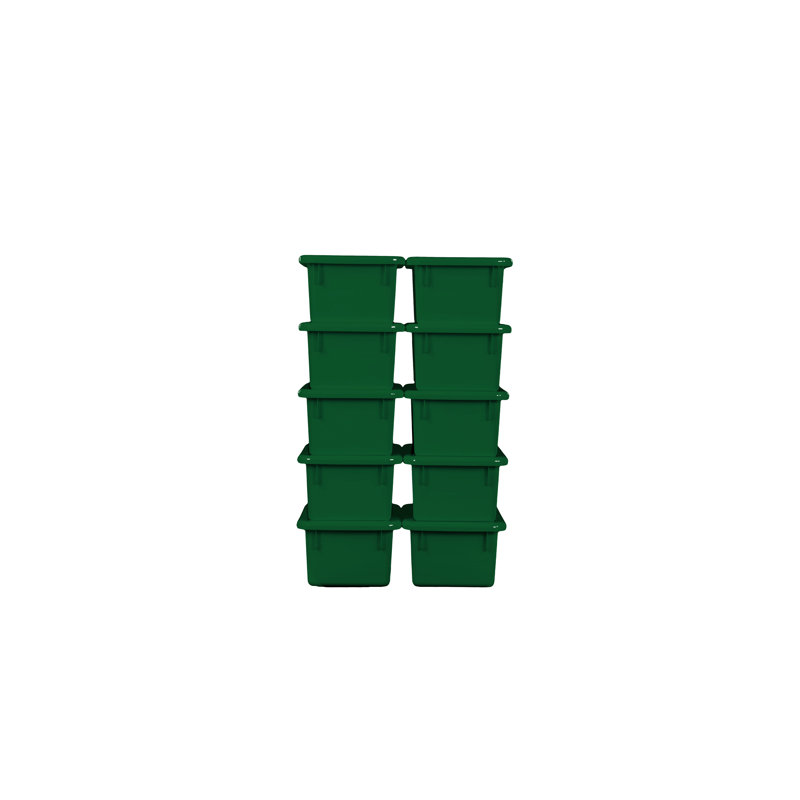 Bac en plastique, Vert