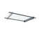 Palram - Canopia Nancy 5 ft. W x 3 ft. D Acrylic Clear Slope Stationary Door and Window Awning