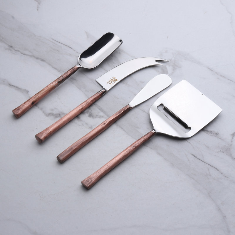 Sundance 4 Piece Stainless Steel Cheese Serving Set