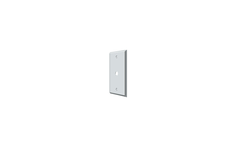 Deltana CPC4764U26 Switch Plate, Cable Cover Plate in Polished Chrome