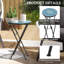 Round 2 - Person 35.5Cm L Outdoor Side Table