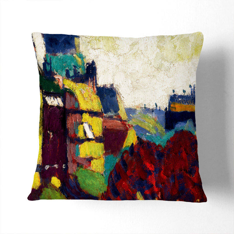 St. Germain Des Pres Scatter Cushion, 40cm H x 40cm W x 15cm D, Black