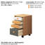 Brugos 32cm Wide 4 -Drawer Mobile File Cabinet-909323715
