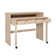 Hundo Contemporary Minimalist Extendable Desk with Drawers