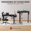 Bureau debout en L avec tiroirs, tablette, table de jeu réglable pour la maison, le bureau, le joueur-1779213763-1779213789