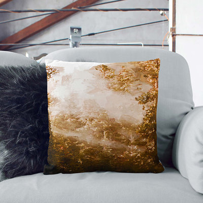 Floral Square Throw Cushion