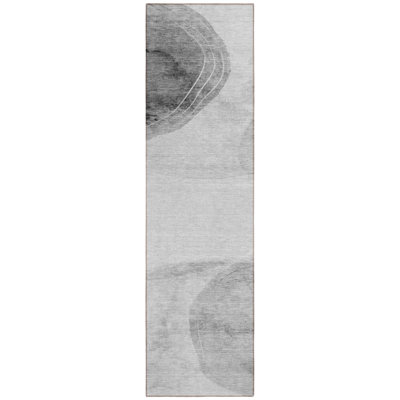 Jabdiel Washable Abstract Indoor / Outdoor Rug