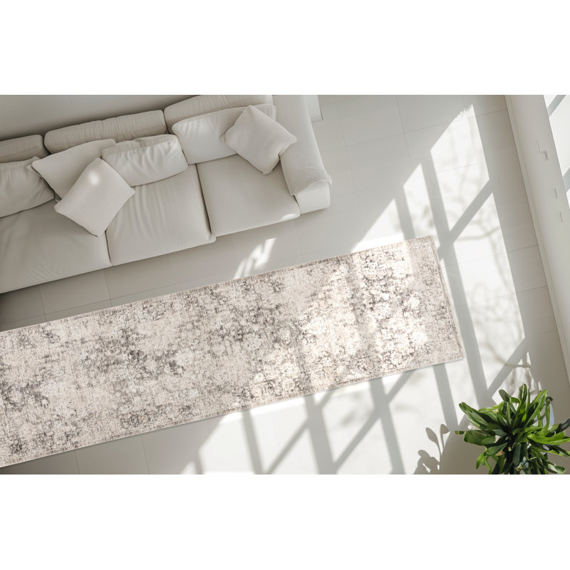 Murfee Abstract Area Rug, Runners 80 x 300 cm