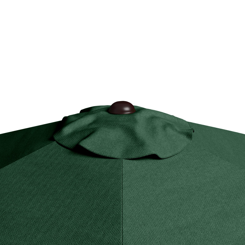 Parasol de marché 9 pi Astraea, Vert chasseur - polyester