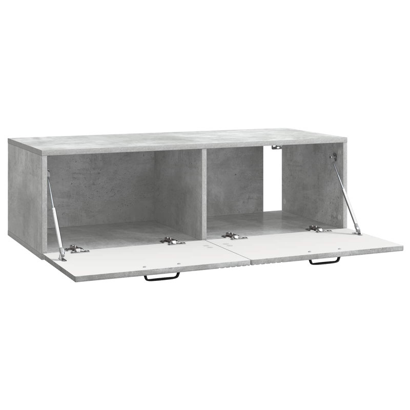 TV Stand, 30cm H x 98cm L x 41cm W, Concrete Grey