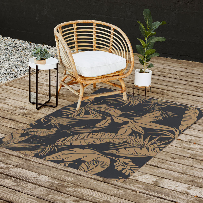 Floral Rug, Rectangle 5' x 7'