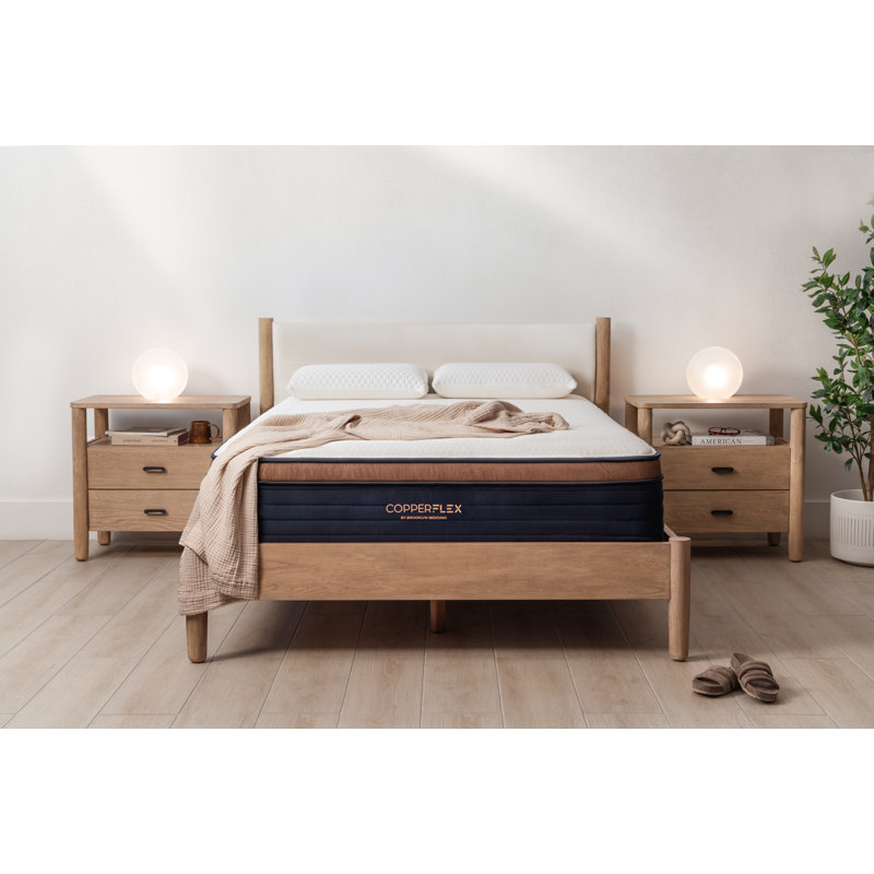 Matelas en mousse 14 po avec mousse zonée Brooklyn Bedding CopperFlex Pro, King