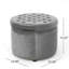 Helotes Tufted Round Cocktail Ottoman-1513437847