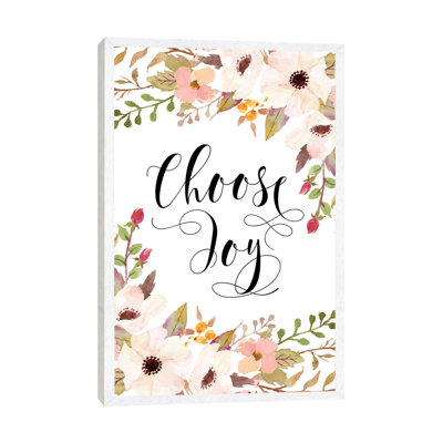 Choose Joy - Print on Canvas