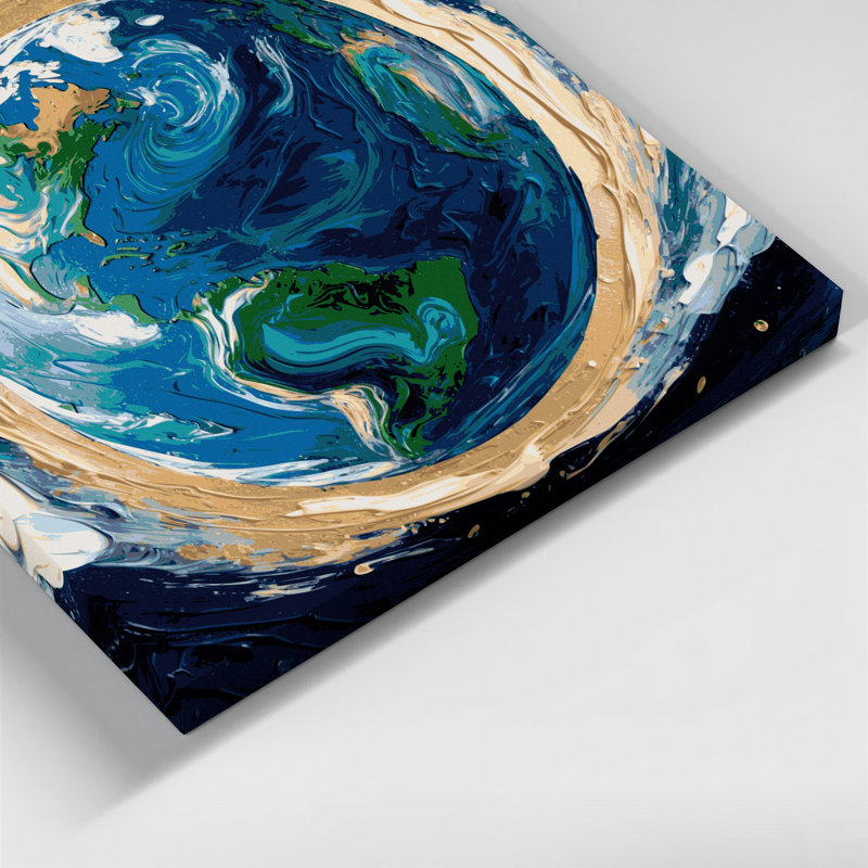 Art mural sur toile «Space Earth from Space»