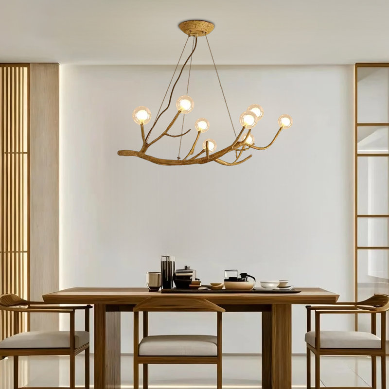 Chastine 1 - Light Chandelier Pendant Warm Lights, 15.74" H x 27.55" W x 23.62" D