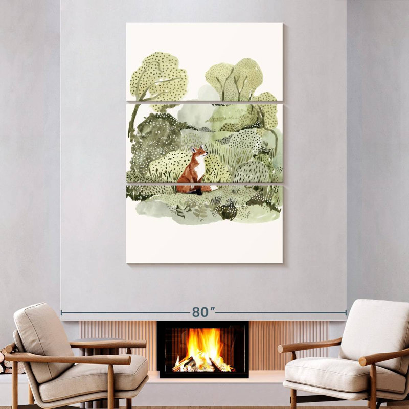 Brampt Fox Glen I, 74" H x 48" W
