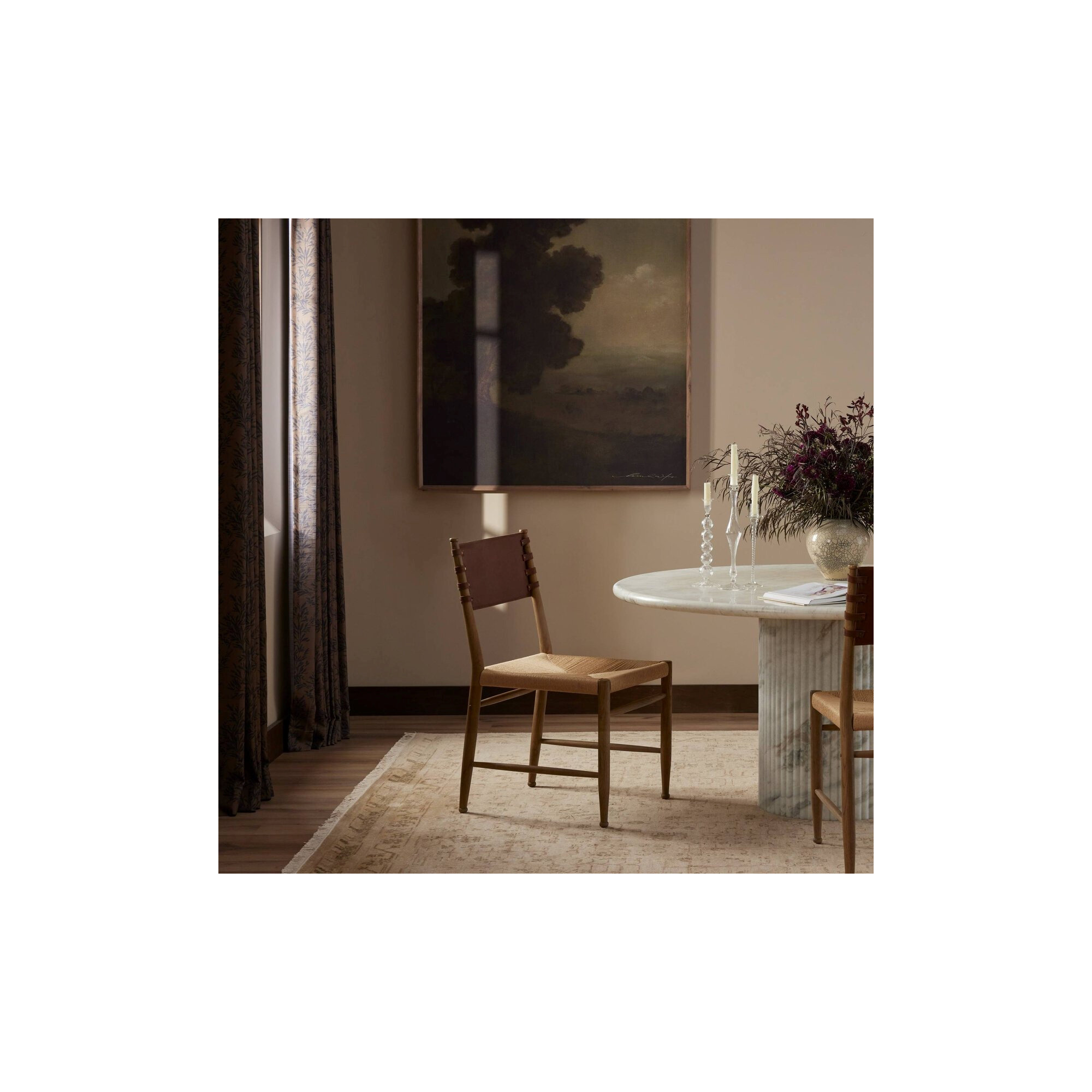 Brielle Dining Chair-Dulane Mahogany