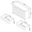 Boutell Solid Wood 125cm W 6 - Drawer Chest of Drawers