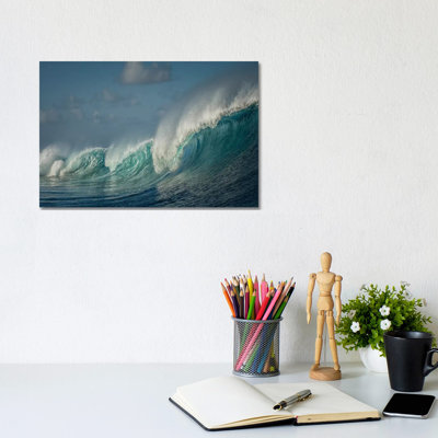 Salt Water Machine by Mathilde Guillemot - Wrapped Canvas Painting