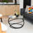 Dimitri Galaxy Tempered Glass Round Coffee Table-642250966