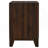 Anza Walnut 2-Drawer Nightstand Bedside Table