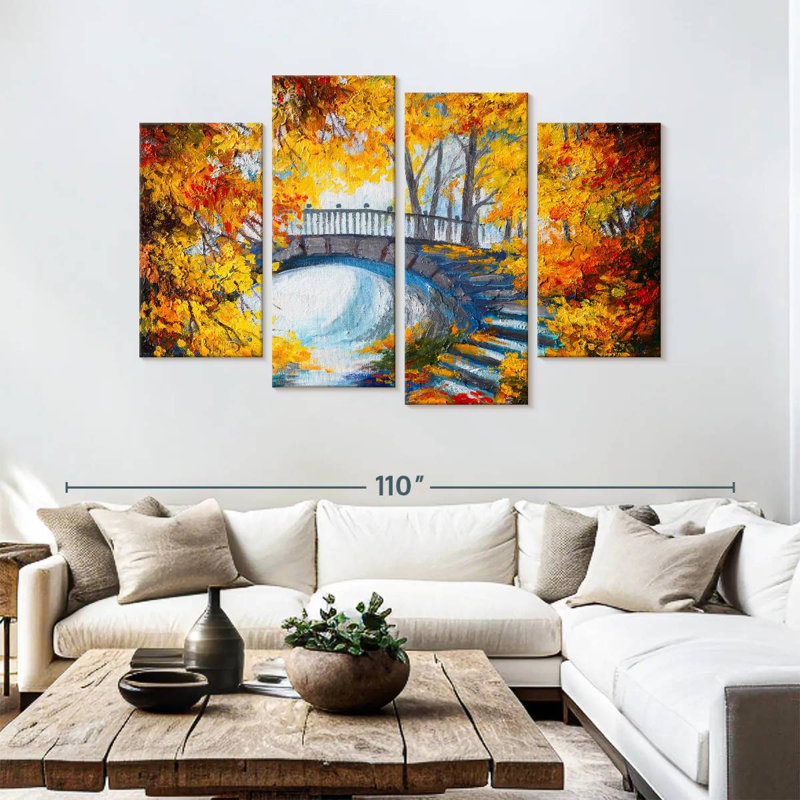 Lilie The Fall, 54'' H x 84'' W
