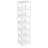 74.8" H x 13.39" W Wooden and Metal Stainless Steel Etagere Bookcase-196204868-199132549