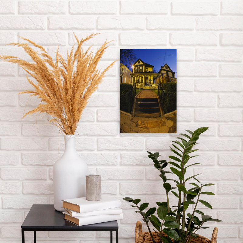 Facade of a house Birthplace of Martin Luther King Jr Atlanta Georgia USA 1 Piece Wrapped Canvas Wall Art