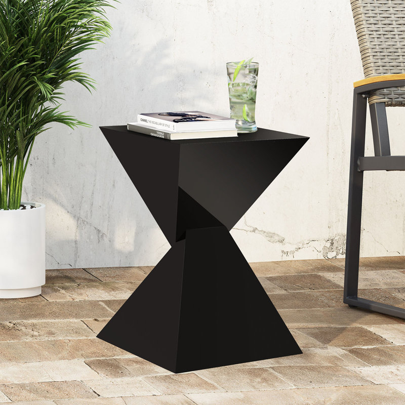Table d'appoint en acrylique, Noir