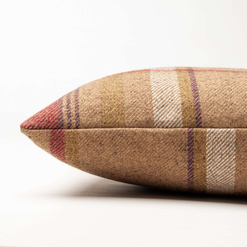 Plaid Cushion, Cover only, 58x58cm