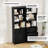 70.9'' H Book Cabinet Storage Bookcase Set-452849907