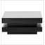 2-Tier Square Coffee Table with plug-in 16-colour LED Lights-124763754