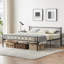 Modern Metal Platform Bed Frame with Headboard & Footboard-1107502190-1114764083