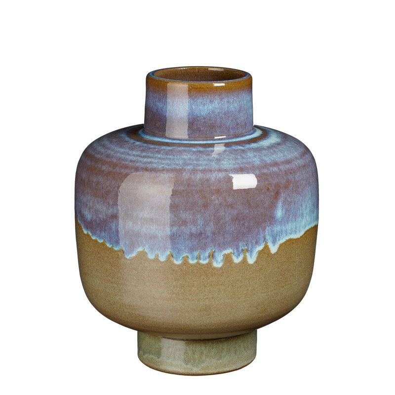 Ciacci Terracotta Table Vase, Blue