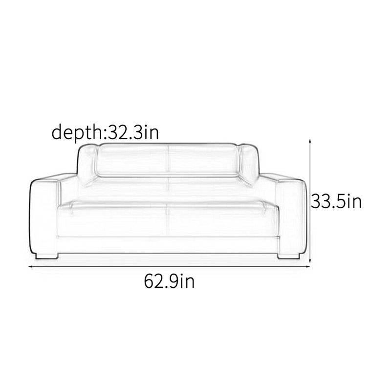 Modern elegant simple sofa