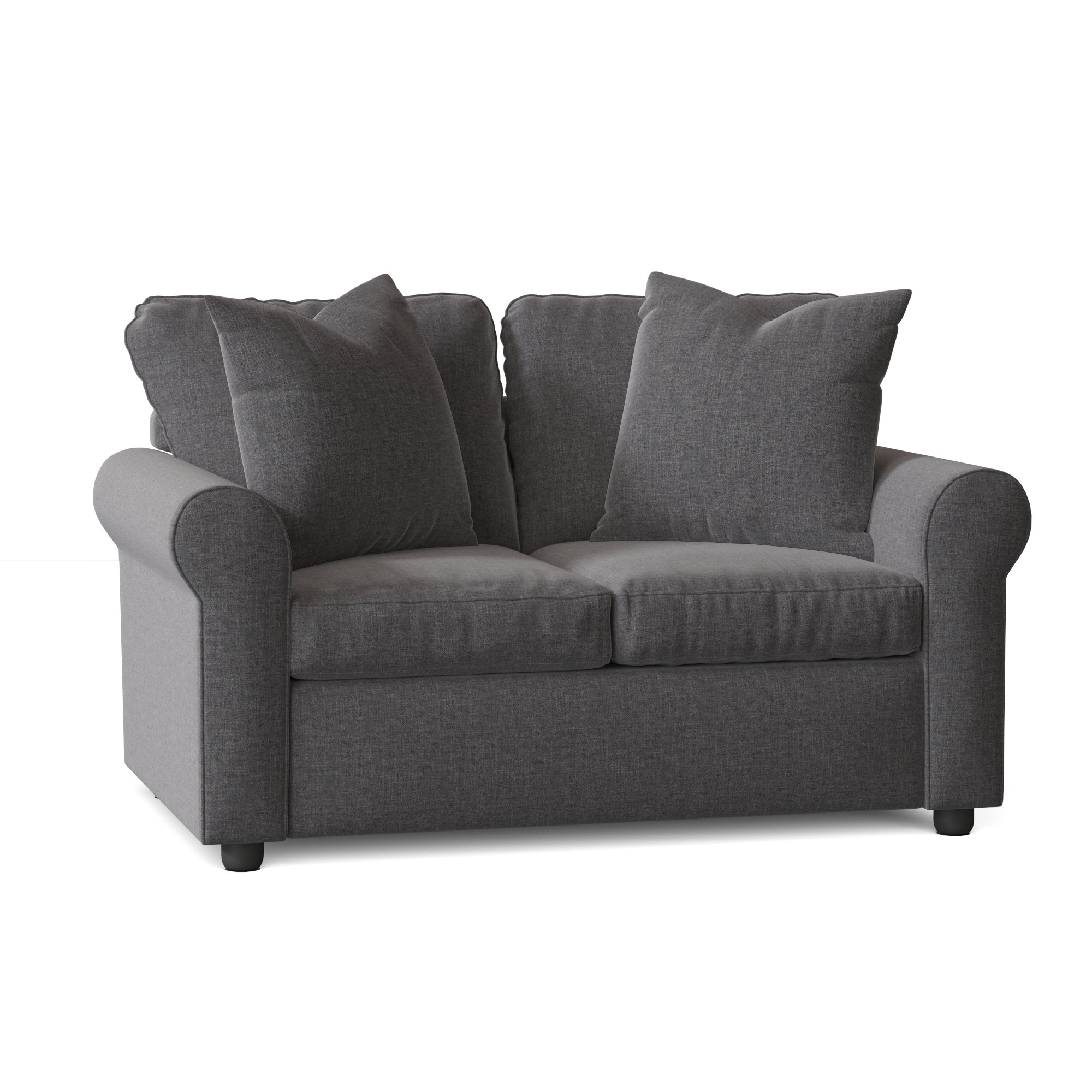 Warrington 60'' Upholstered Loveseat, Cast Slate Sunbrella® Plainweave