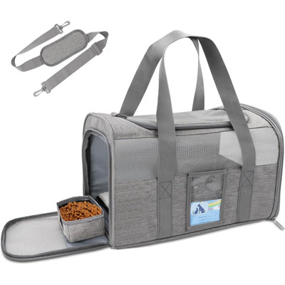 Cat Carrier,Dog Carriers For Dogs Cats Pet Carrier  TSA Airline Approved Cat Carrier Soft, Cat Dog Crate Travel Bag