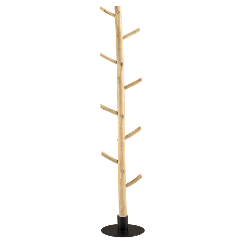 Cafferkey Solid Wood Freestanding Coat Rack