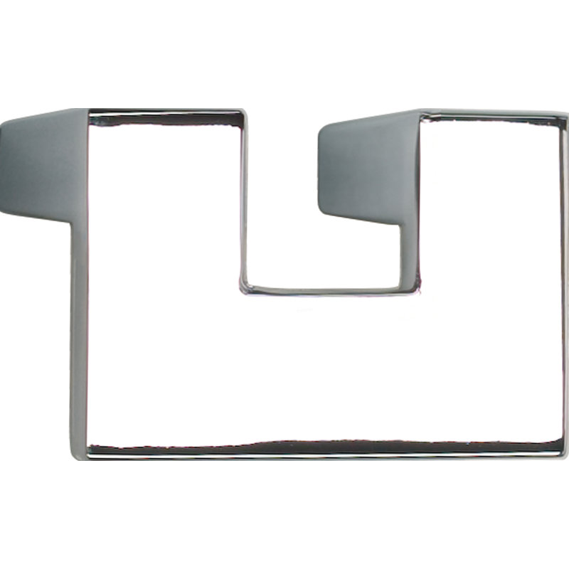 Polished Chrome Modern Designer Bar Pull with Mounting Hardware