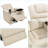 Gregorian Faux Leather Power Reclining Home Theater Seat with Cup Holder-523687853