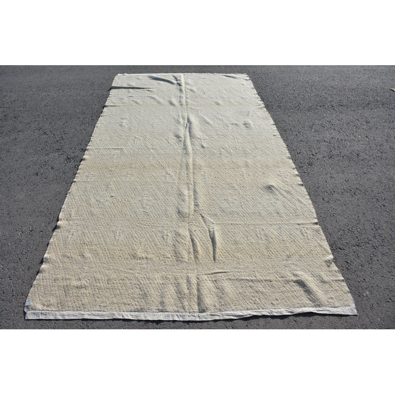 Tapis turc, kilim, tapis de salle à manger, tapis en laine beige, tapis rétro, tapis marocains