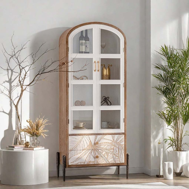 Retro Multi-Purpose Solid Wood Bookcase