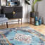 Tapis turquoise Haliyah-46729362